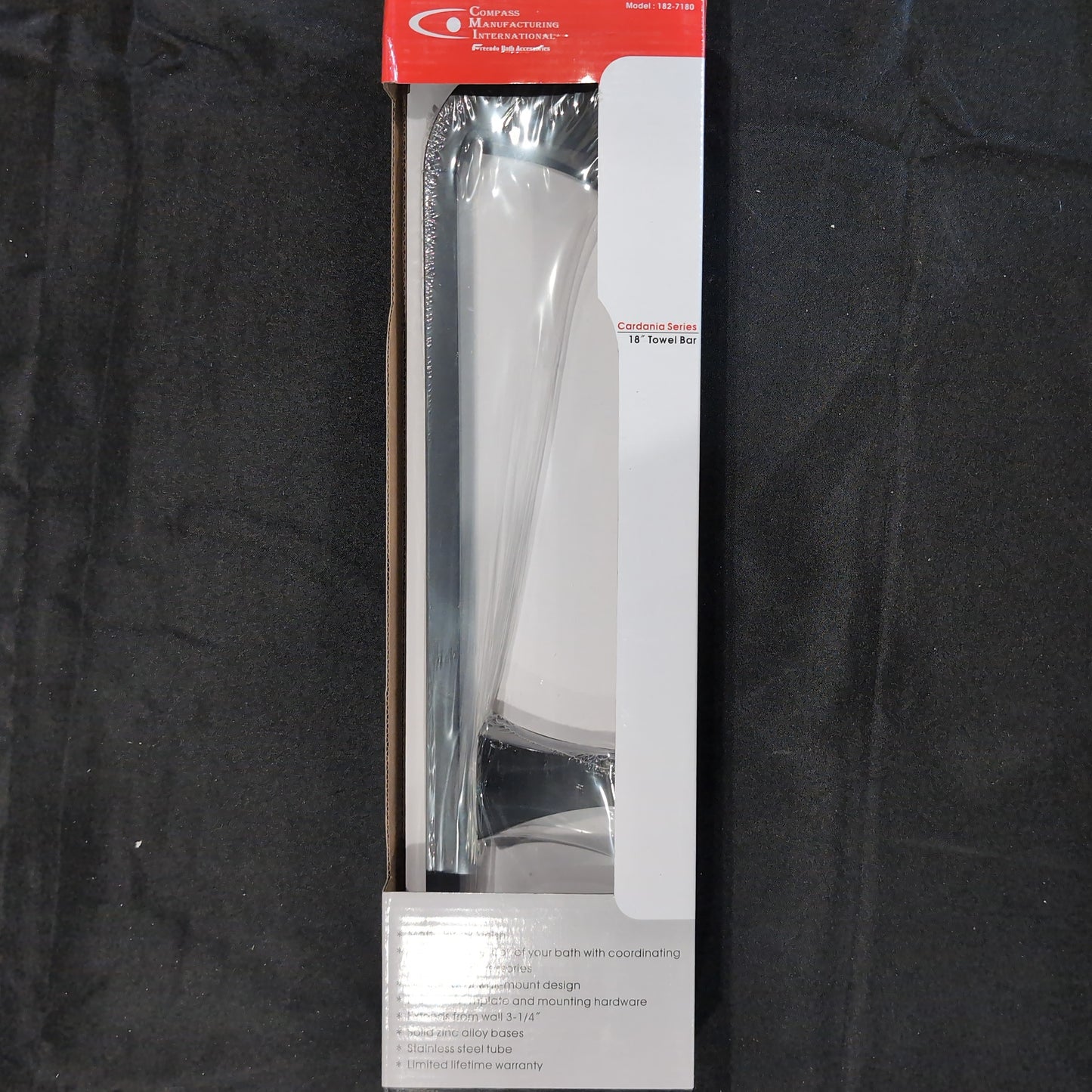 CMI 18" CardaniaTowel Bar Matte Black