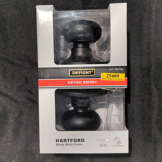 Hartford black keyed entry