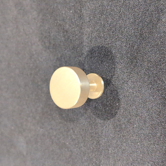 Round Antique Brass Knob