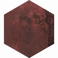Red Clay Matte Hexagon Tile