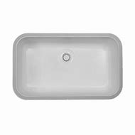 Large Single Bowl White Acrylic Undermount Sink