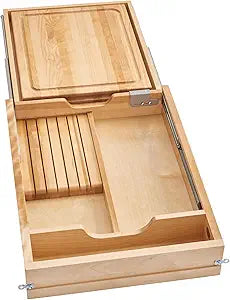 Rev-A-Shelf Combination Knife and Cutting Board Drawer 24"