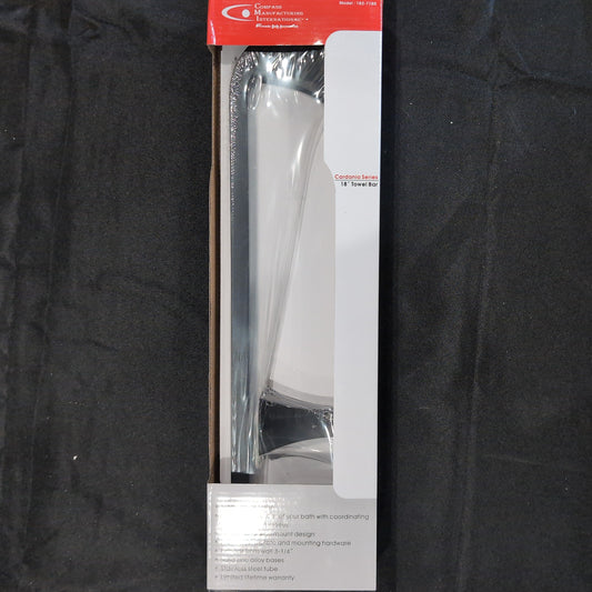 CMI 18"  CardaniaTowel Bar Matte Black