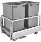 Rev-A-Shelf Aluminum 35qt double basket